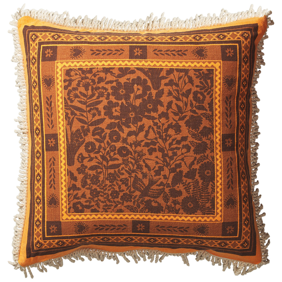 Odessa Reversible Cushion - Turquoise