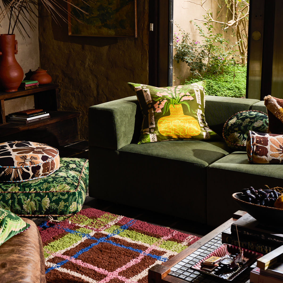 Sierra Round Jacquard Cushion