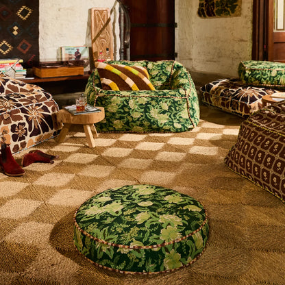 Sierra Jacquard Round Floor Cushion
