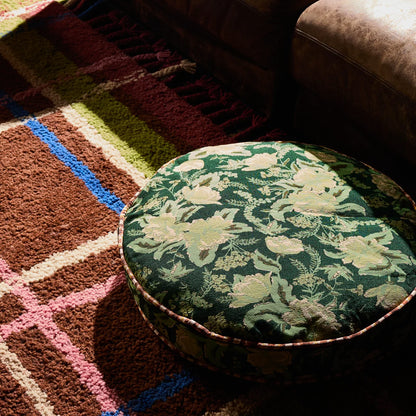 Sierra Jacquard Round Floor Cushion