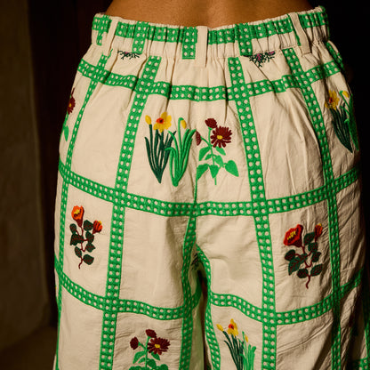 Florina Wide Leg Pant - Porcelain