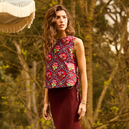 Norali Shell Top - Sienna