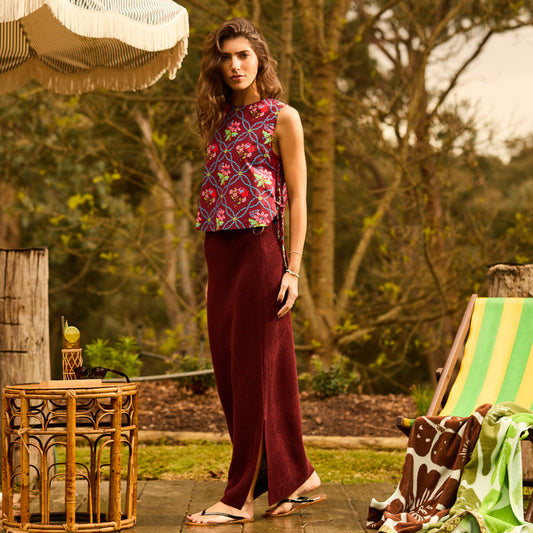 Norali Shell Top - Sienna