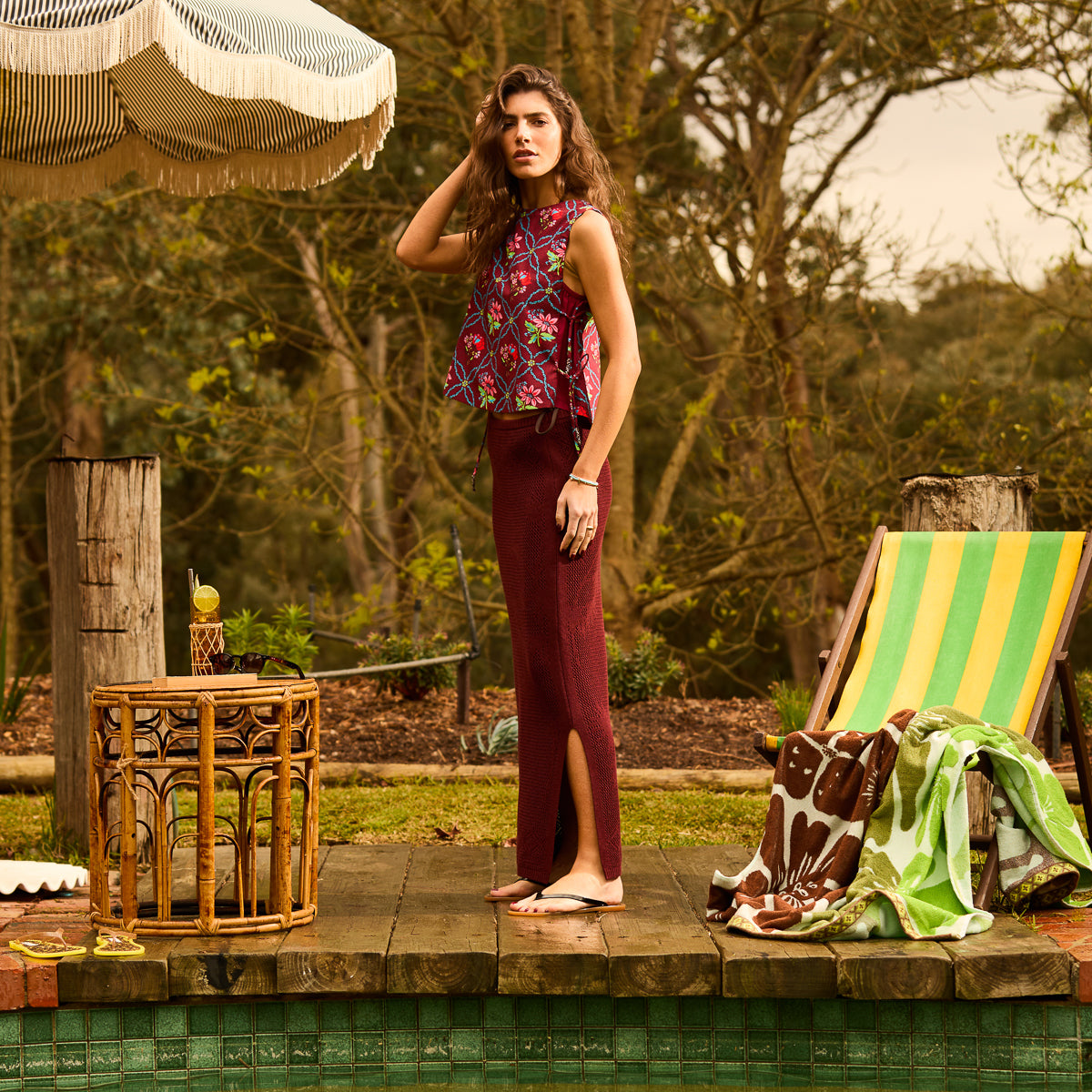 Norali Shell Top - Sienna