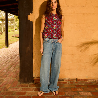 Norali Shell Top - Sienna