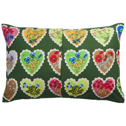 Loretta Cotton Pillowcase Set - Hunter Green