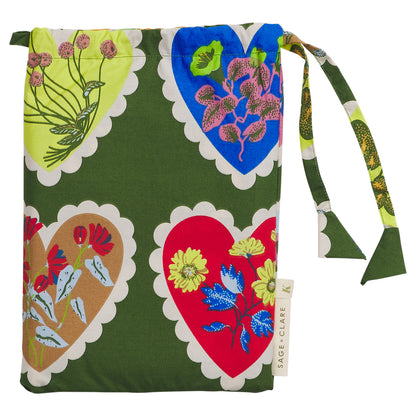 Loretta Cotton Pillowcase Set - Hunter Green