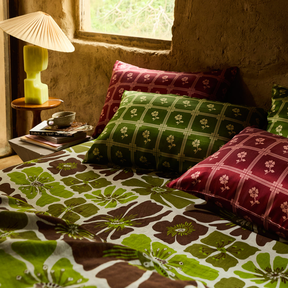 Bonny Silk Pillowcase - Hunter Green