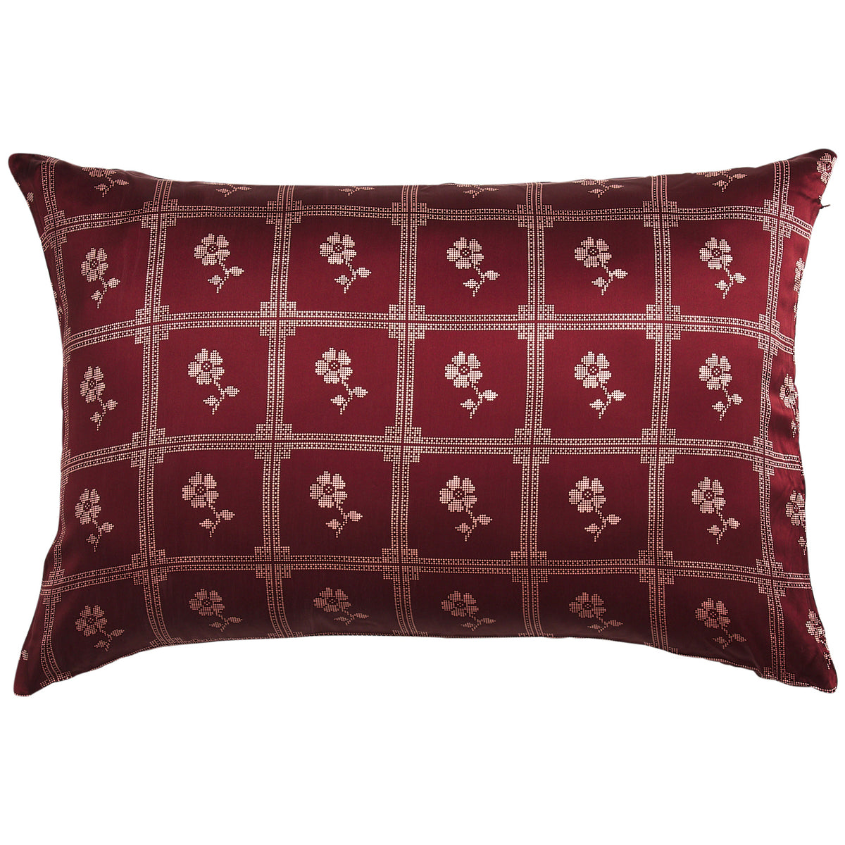 Bonny Silk Pillowcase - Burnt Cherry