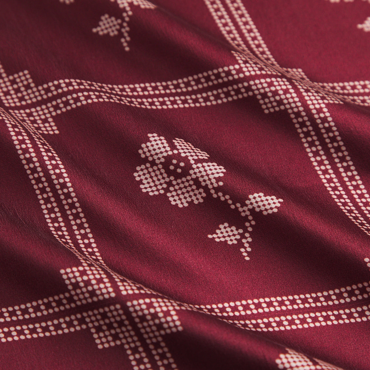 Bonny Silk Pillowcase - Burnt Cherry