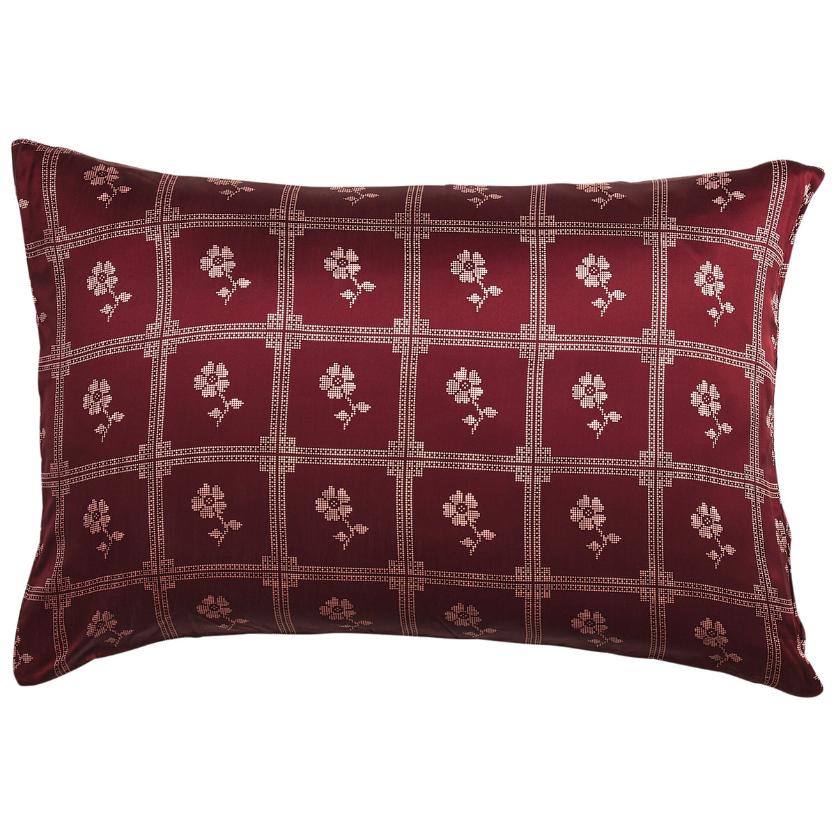 Bonny Silk Pillowcase - Burnt Cherry