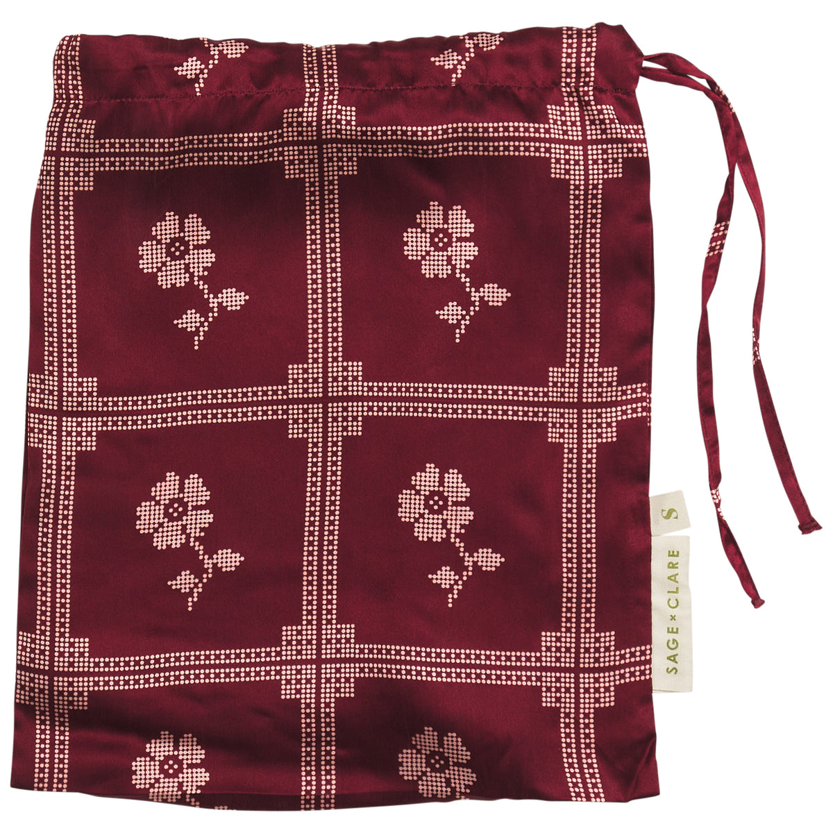 Bonny Silk Pillowcase - Burnt Cherry