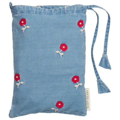Anneliese Ruffle Pillowcase (x1) - Poppy