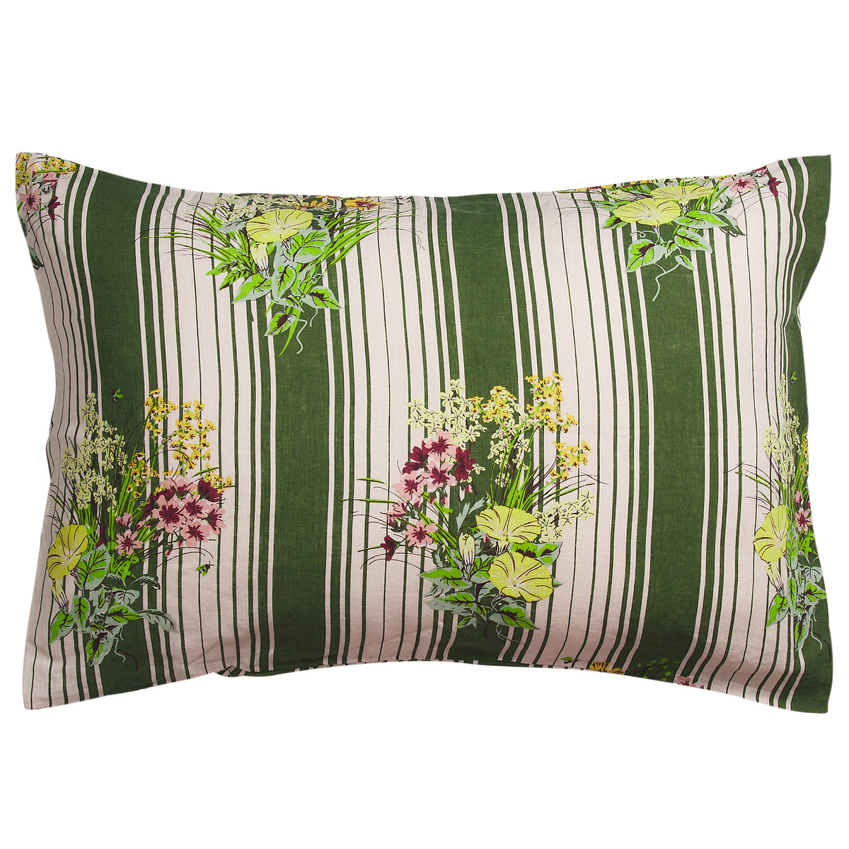 Dempsey Linen Pillowcase Set - Hunter Green