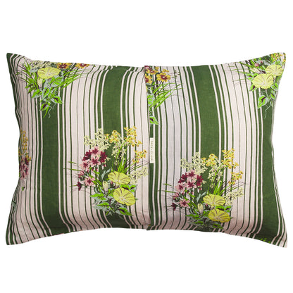 Dempsey Linen Pillowcase Set - Hunter Green