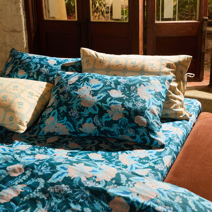 Sierra Linen Pillowcase Set - Sodalite