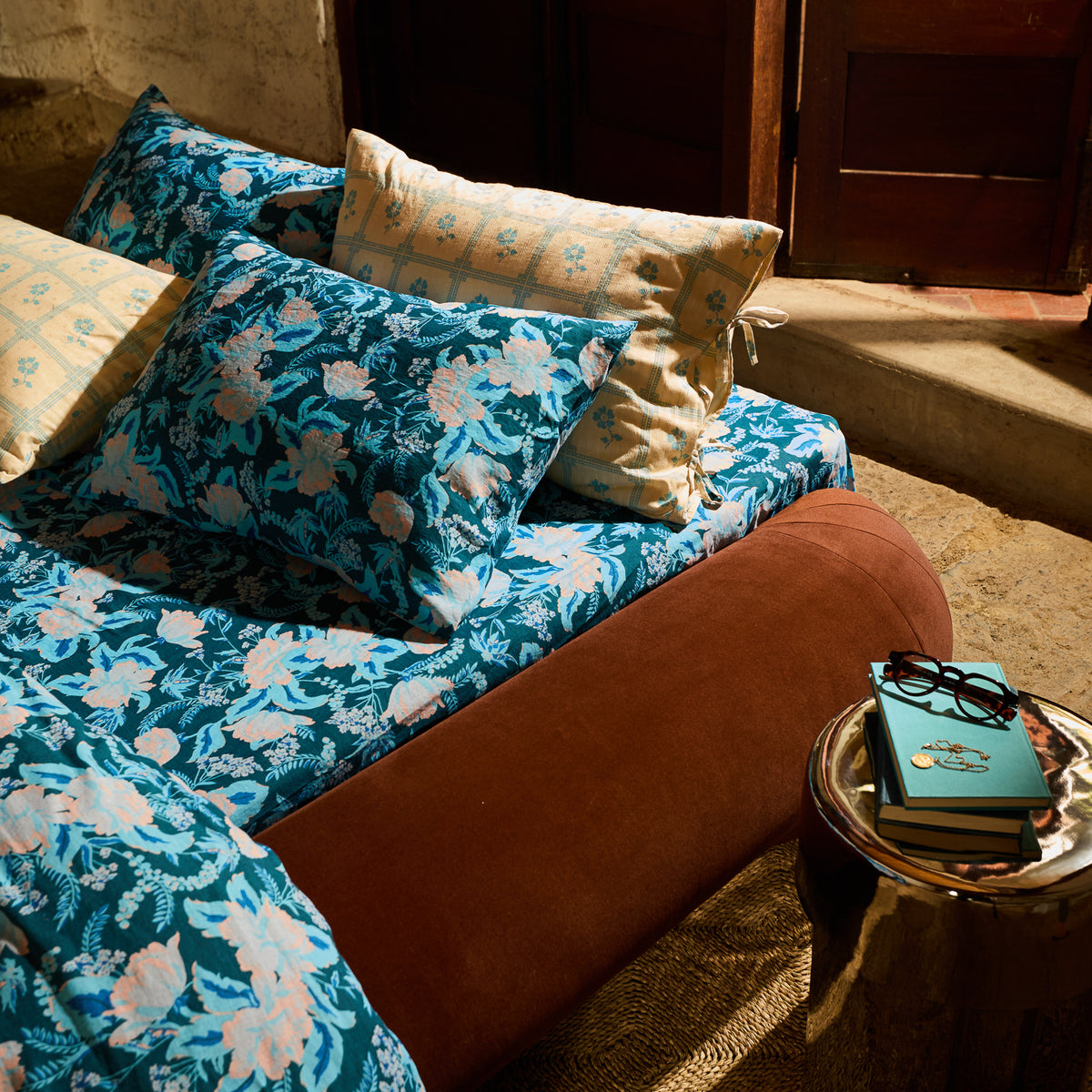 Sierra Linen Pillowcase Set - Sodalite