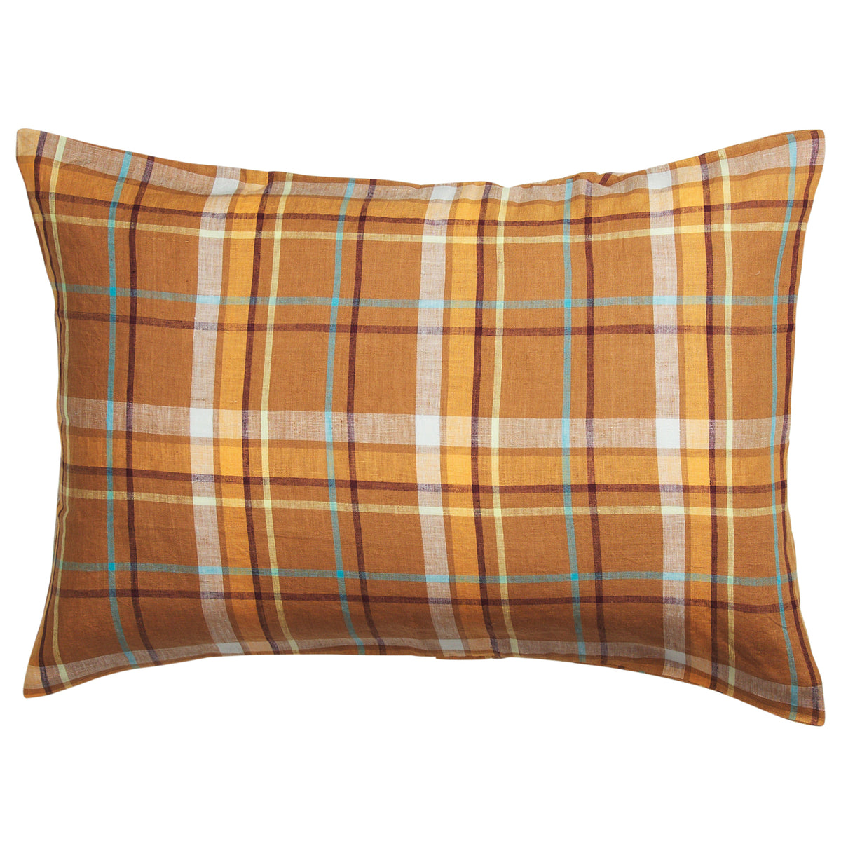 Frances Linen Pillowcase Set - Sable
