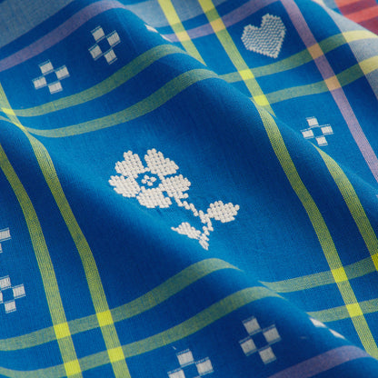 Josephine Cotton Pillowcase Set ~ Blue Bell
