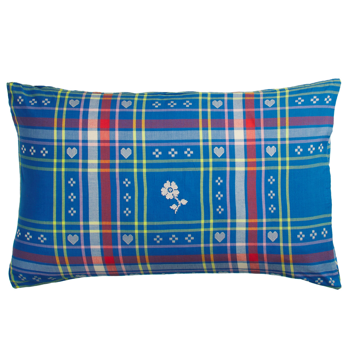 Josephine Cotton Pillowcase Set ~ Blue Bell