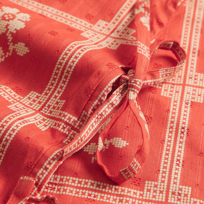 Bonny Cotton Pillowcase Set - Poppy