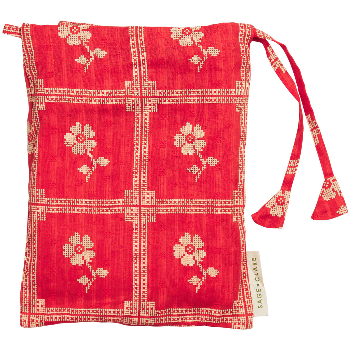 Bonny Cotton Pillowcase Set - Poppy