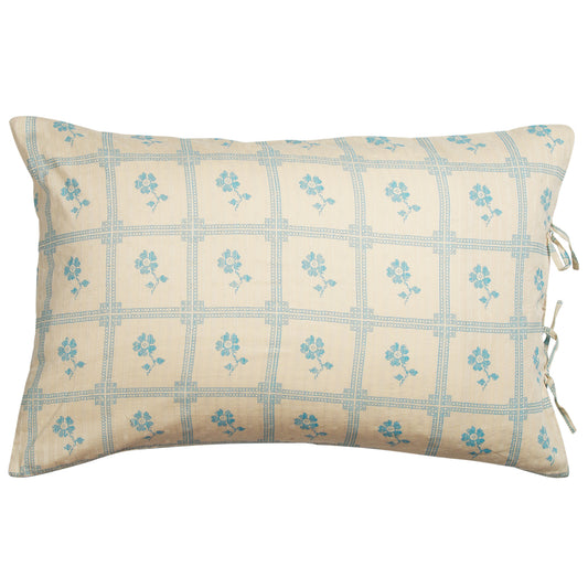 Bonny Cotton Pillowcase Set - Turquoise