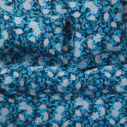 Sierra Linen Quilt Cover - Sodalite