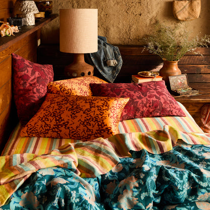 Sierra Linen Quilt Cover - Sodalite