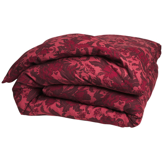 Sierra Linen Quilt Cover - Terracotta