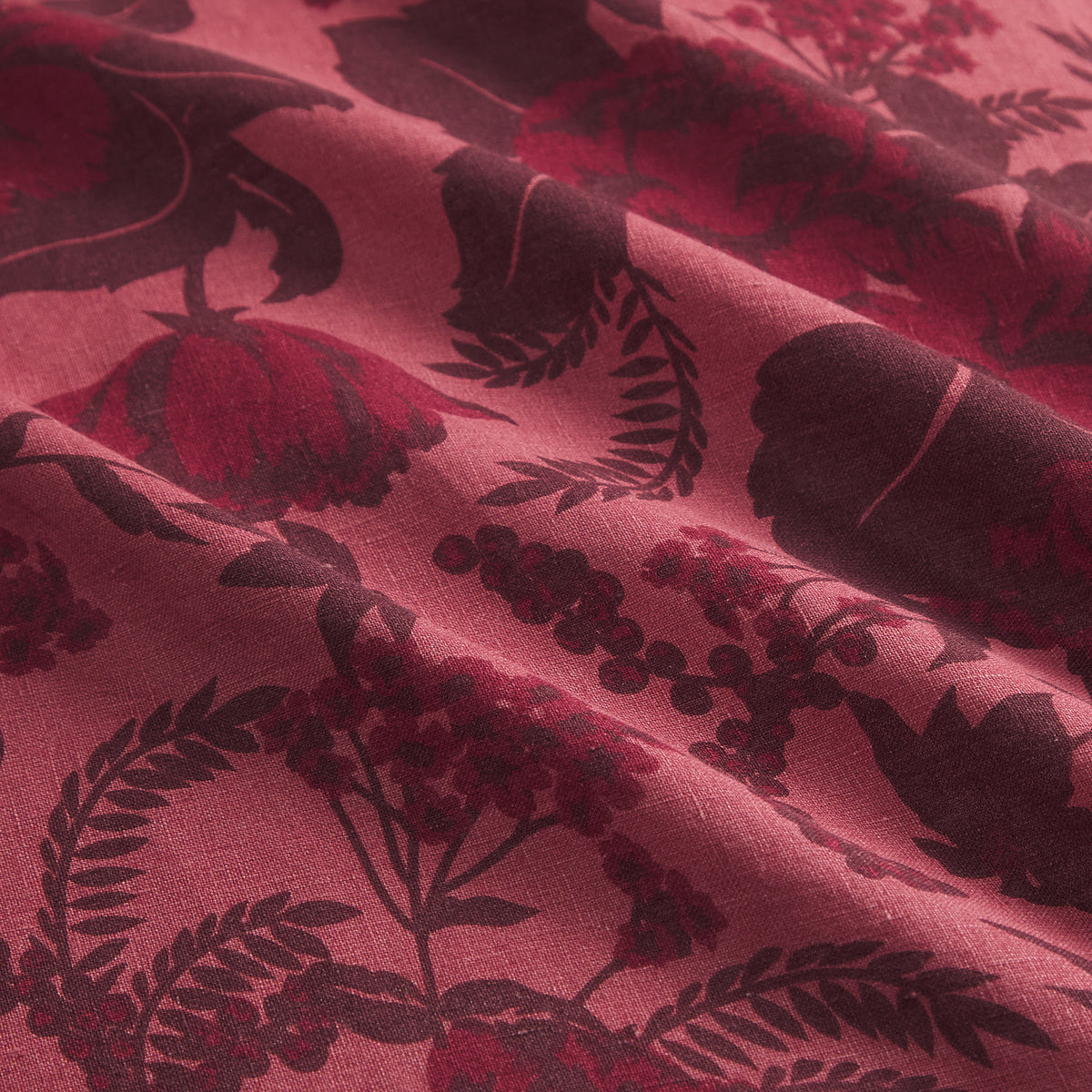 Sierra Linen Quilt Cover - Terracotta
