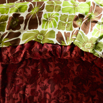 Sierra Linen Quilt Cover - Terracotta