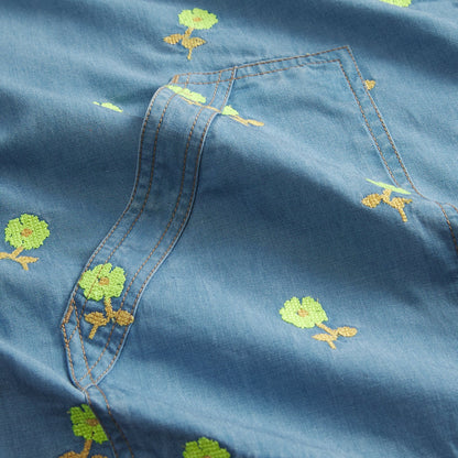 Anneliese Denim Robe - Peridot