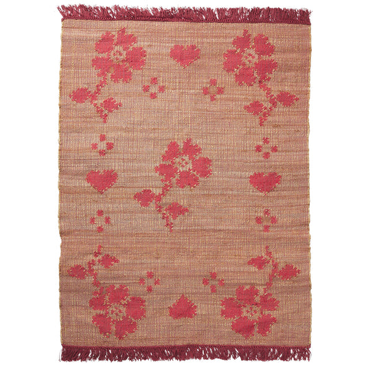 Ardenna Jute Rug - Poppy 150 x 210cm