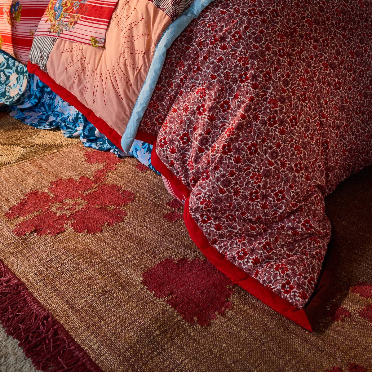 Ardenna Jute Rug - Poppy 150 x 210cm