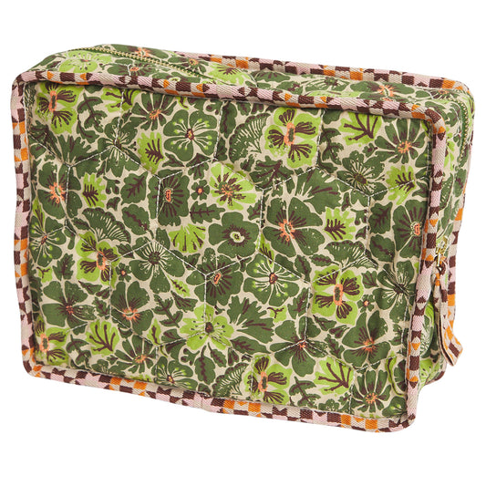 Magnolia Vanity Bag - Cactus Green