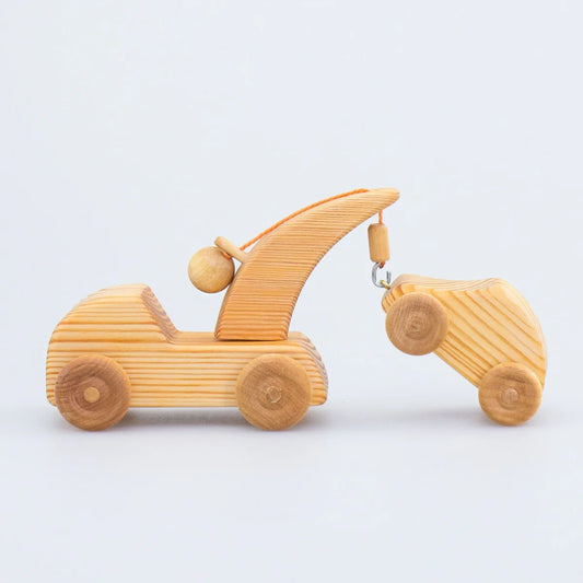 Small Tow Truck with Mini Car