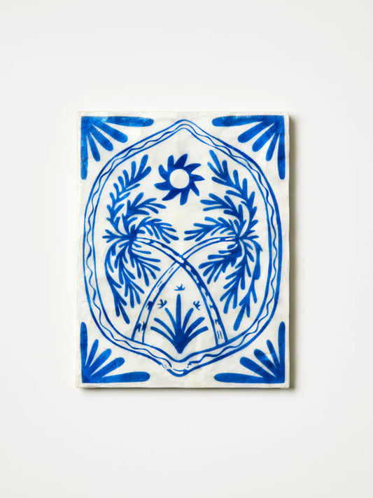 Del Sol Crossed Palm Wall Art