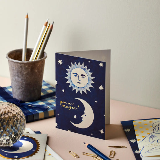 Moon + Sun You are Magic Card