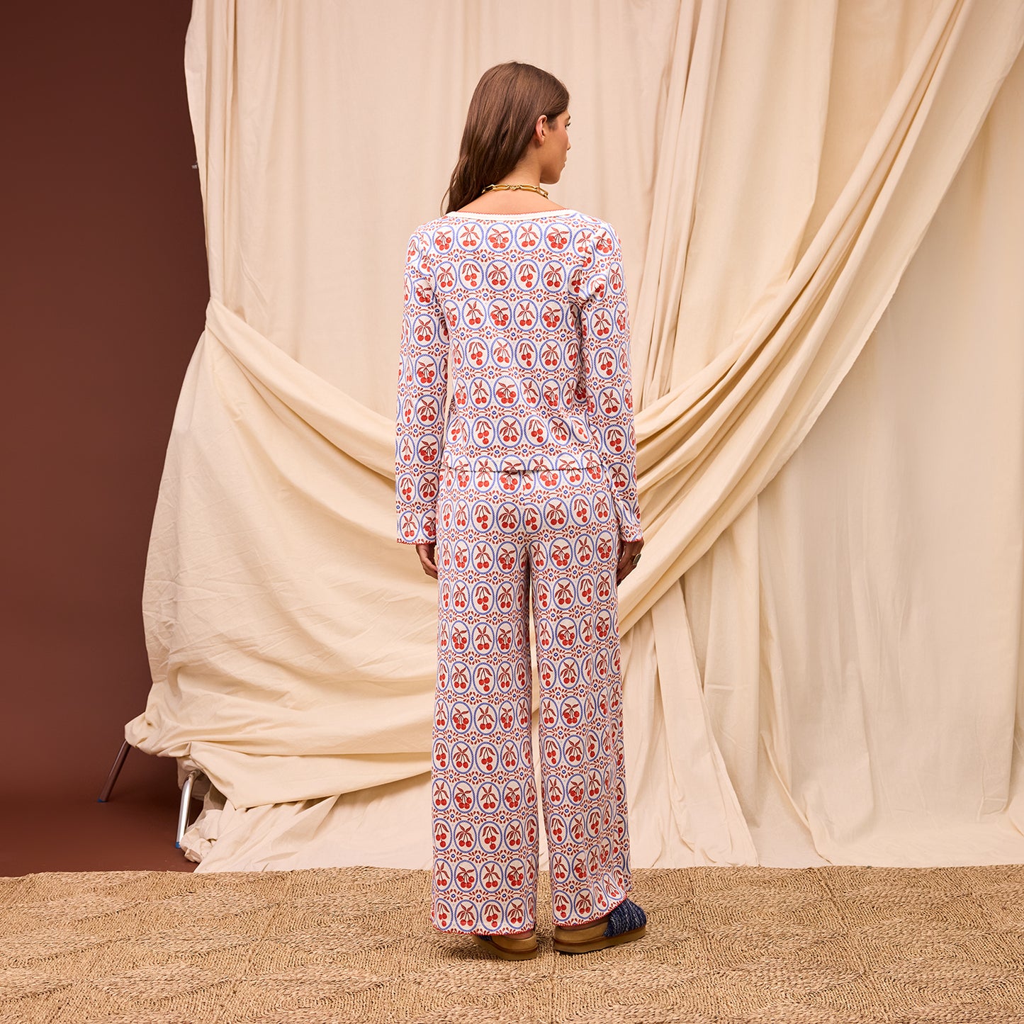 Emese Pointelle Pyjama Set