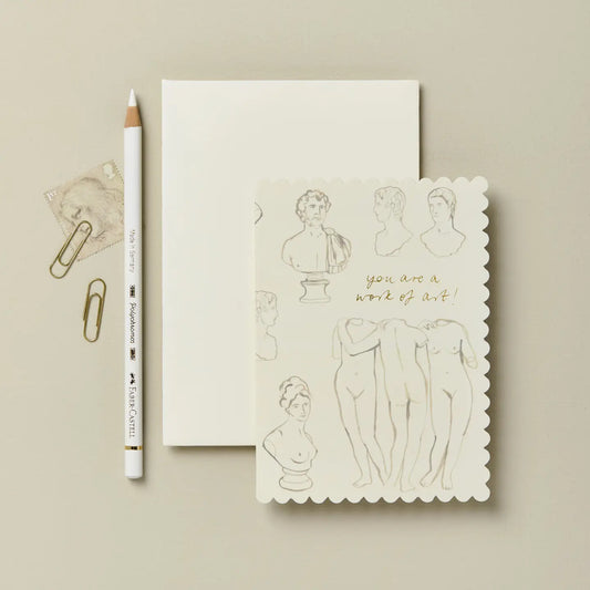 Sculptures You Are a Work of Art Card