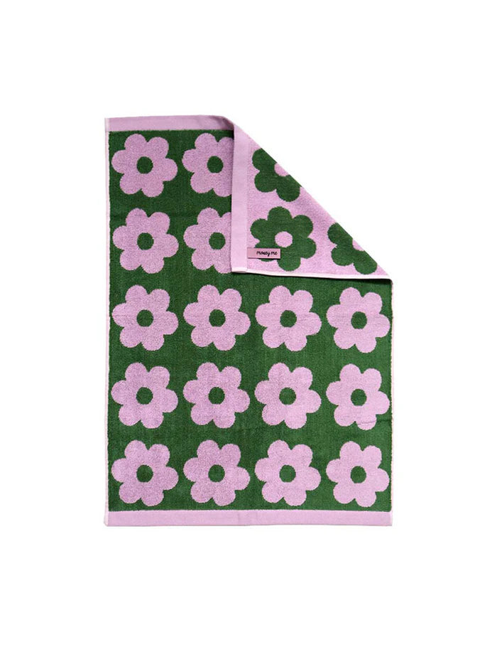 Flower Bed Hand Towel