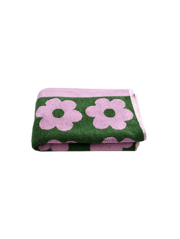 Flower Bed Hand Towel