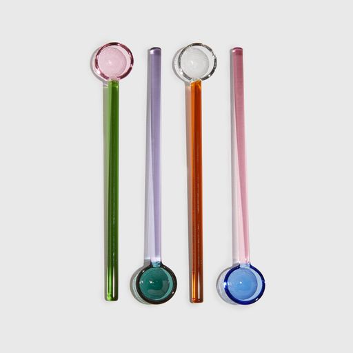 Glass Teaspoons Set of 4