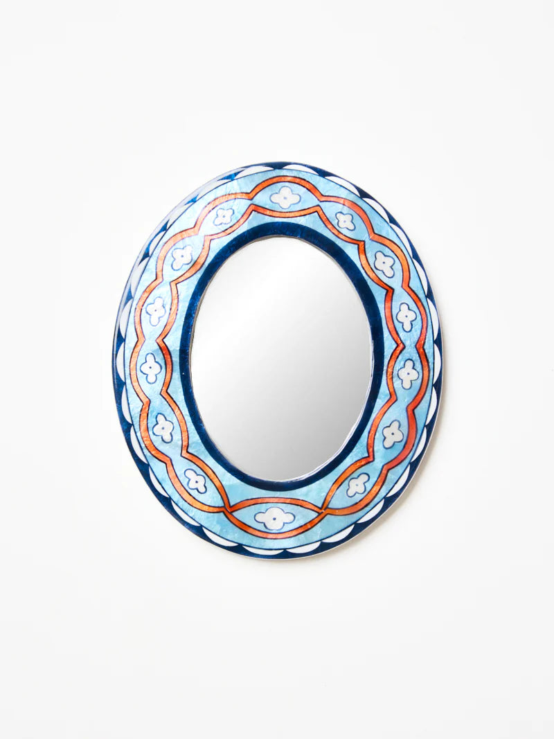 Samira Mirror Blue Lotus