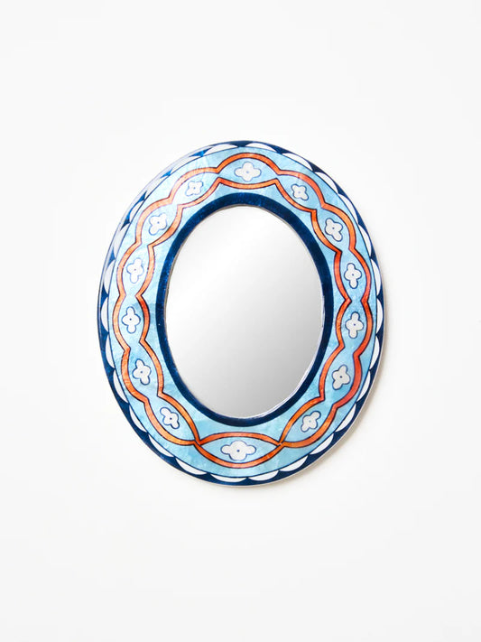 Samira Mirror Blue Lotus