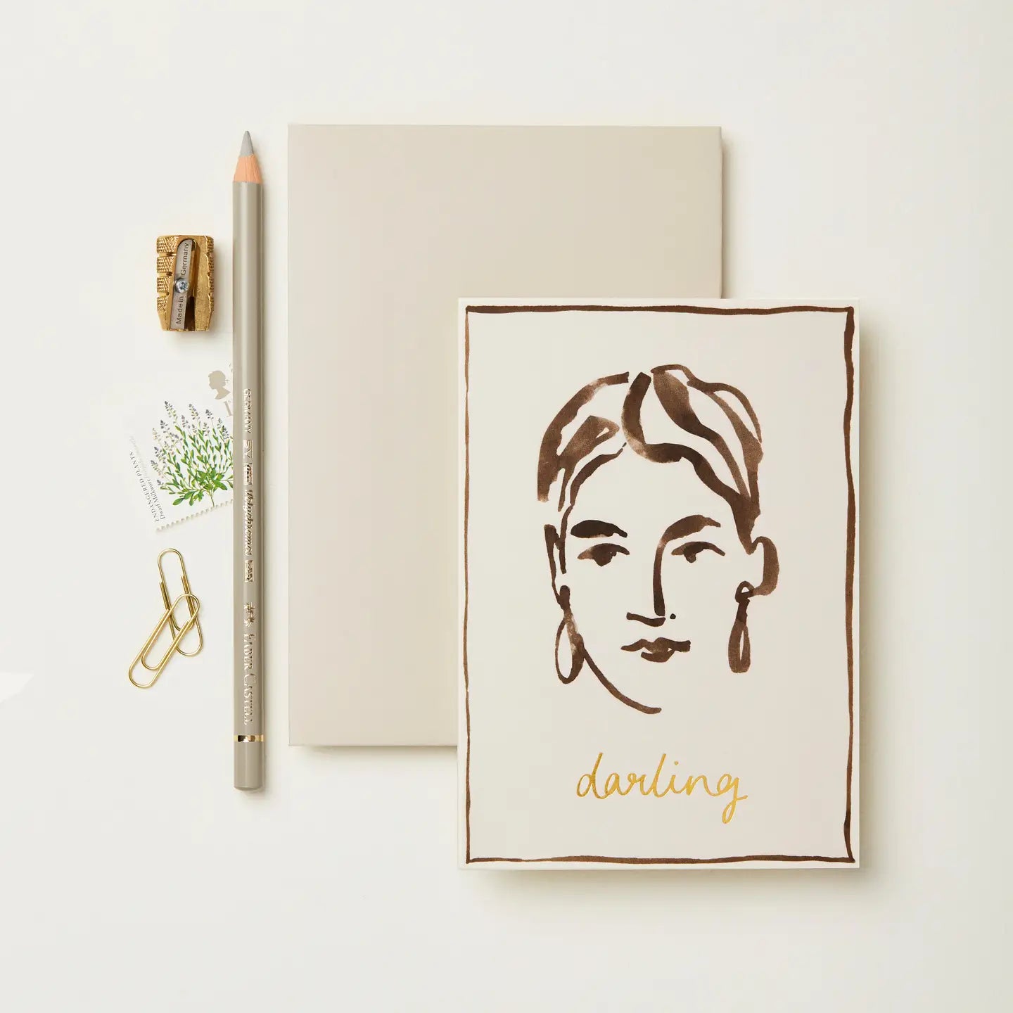 Portrait Darling Card