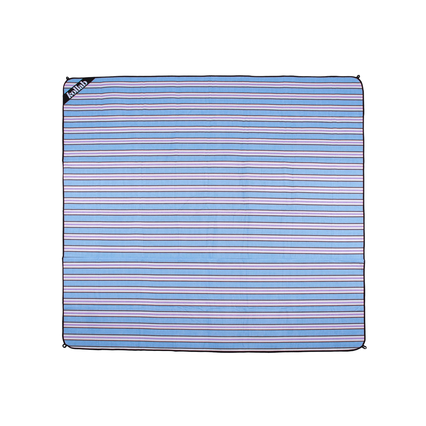 Medium Mat Choc Blue Stripe