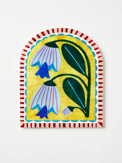 Bloom Nouveau Yellow Arch Wall Art