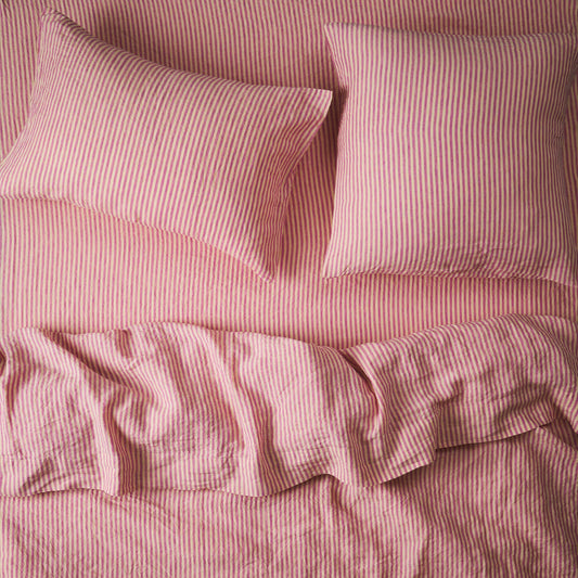 Lyme Linen Sheet - Orchid flat / fitted